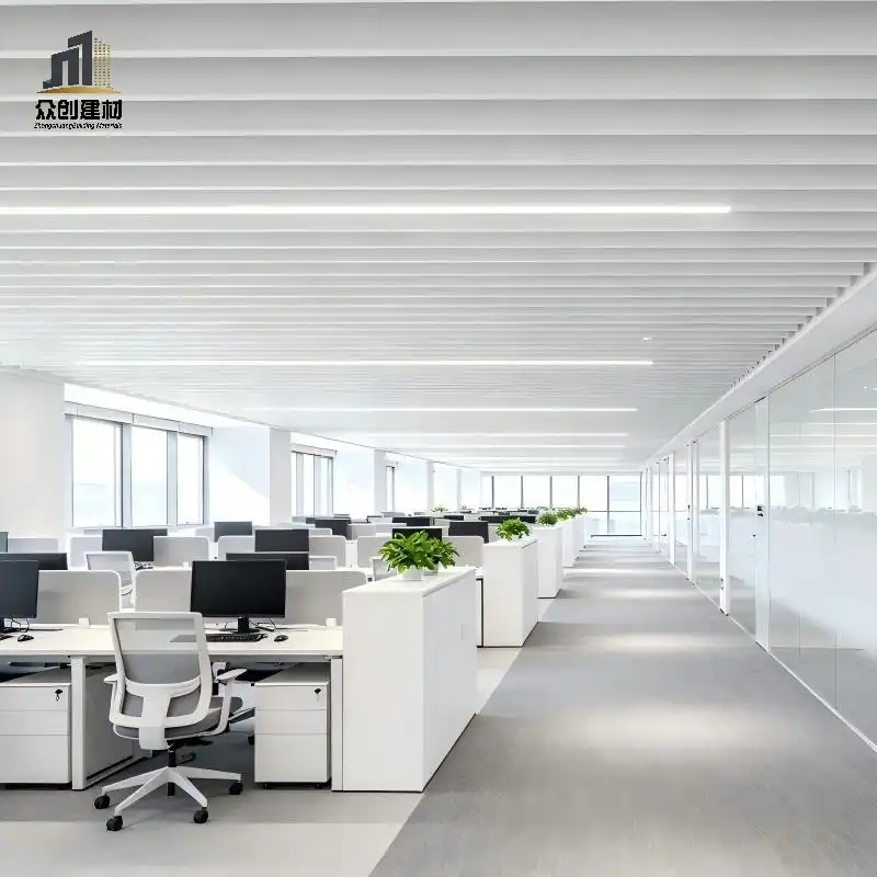U-shaped aluminum square tube ceiling